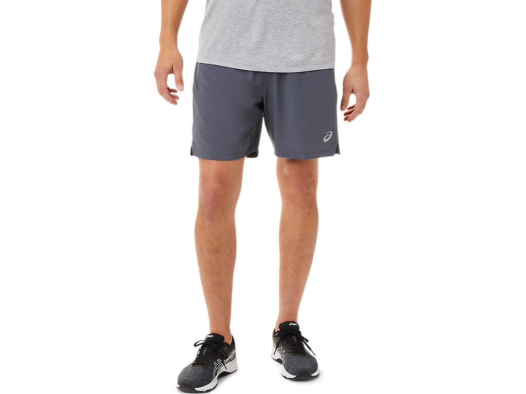 Calções Asics 7in 2 In 1 Masculino Cinzentas Pretas | 3048-YHIST