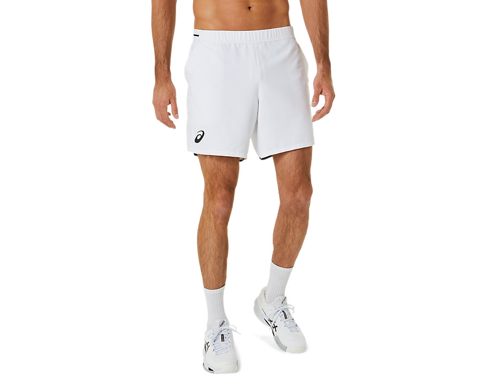 Calções Asics Match 7in Masculino Branco | 1370-XPUQK