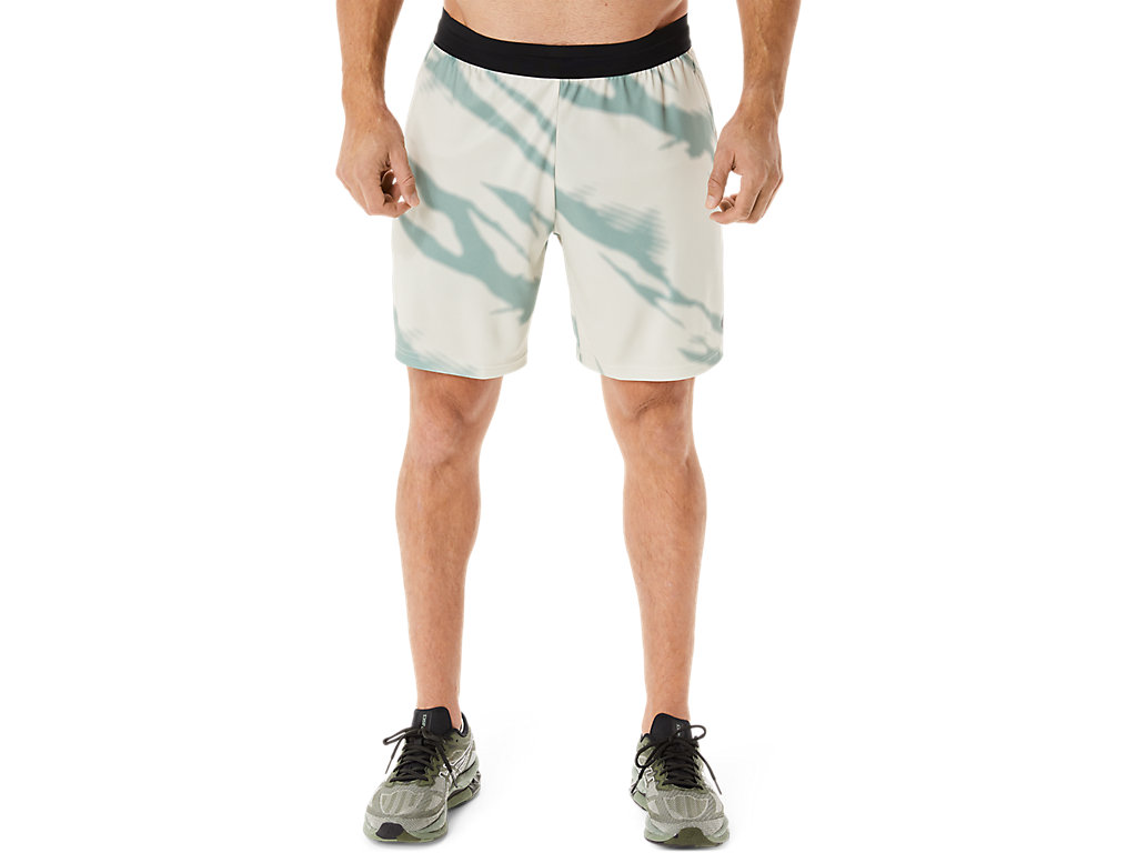 Calções Asics Seasonal All Over Prints Masculino Cinzentas Cinzentas | 0329-ZXVSA