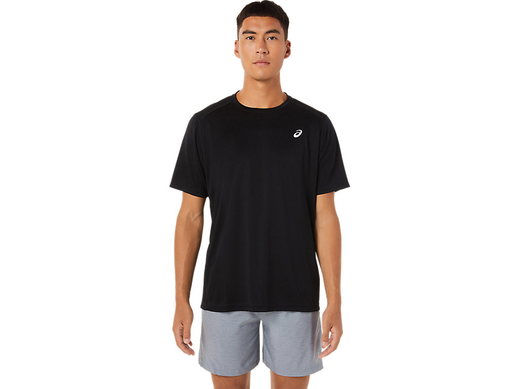 Camiseta Asics Core Ss Masculino Pretas | 5387-PKYXC