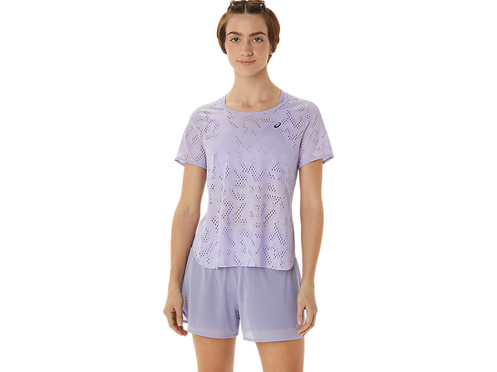 Camiseta Asics Ventilate Actibreeze Sleeve Feminino Roxo | 3162-TKSFA