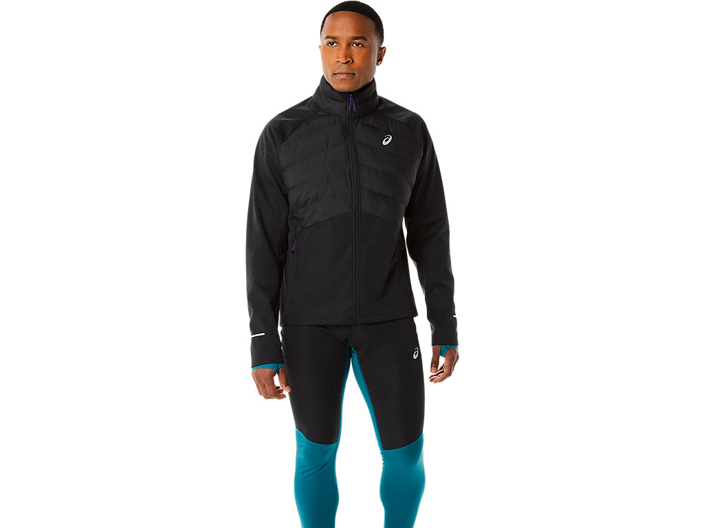 Casaco Asics Inverno Run Masculino Pretas Pretas | 9382-NSLTV