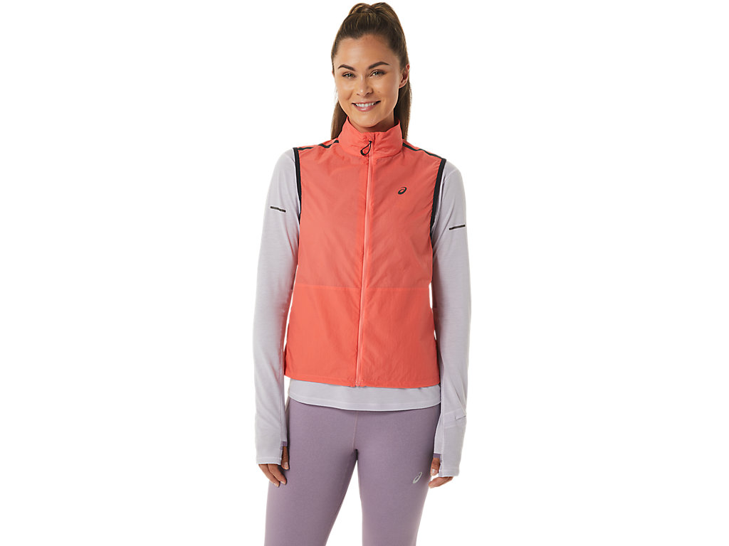 Casaco Asics Metarun Packable Vest Feminino Rosa | 3564-QXKDU