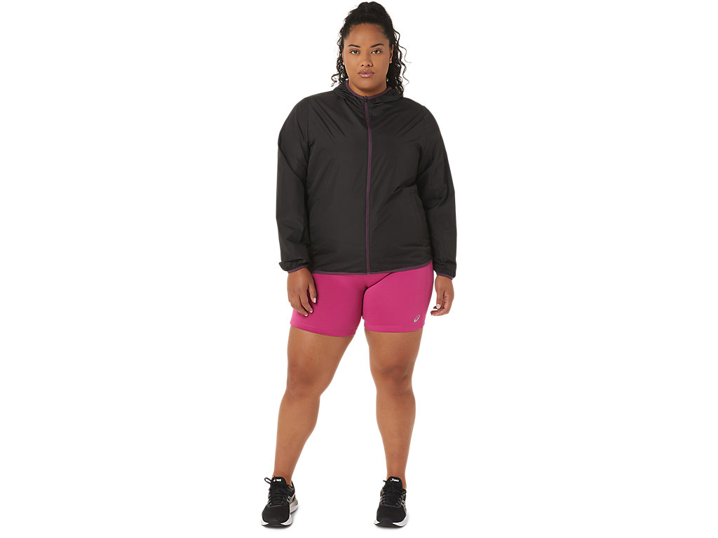 Casaco Asics Packable Feminino Pretas Roxo Escuro | 7562-ZVREF