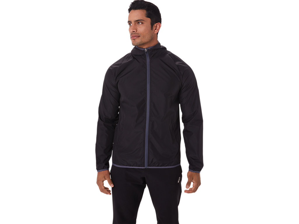 Casaco Asics Packable Masculino Pretas | 7213-BMKYC