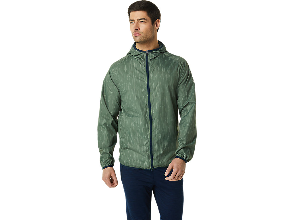 Casaco Asics Packable Masculino Verdes Azuis | 4369-BZMIC