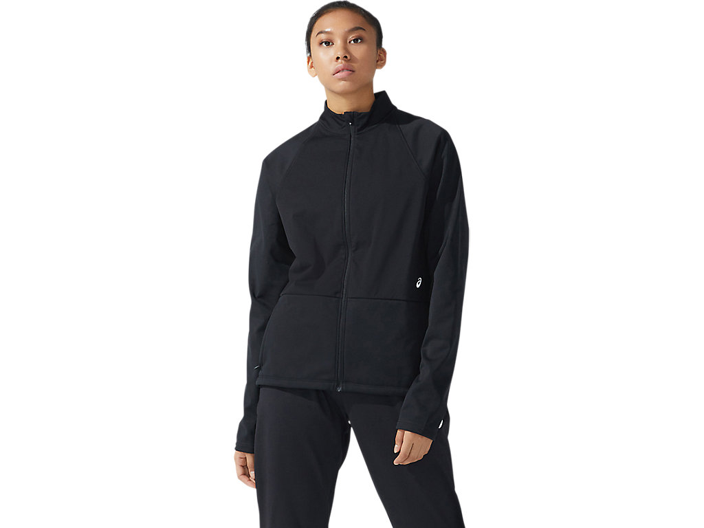 Casaco Asics Thermostorm Full Zip Feminino Pretas | 1546-PQBGE