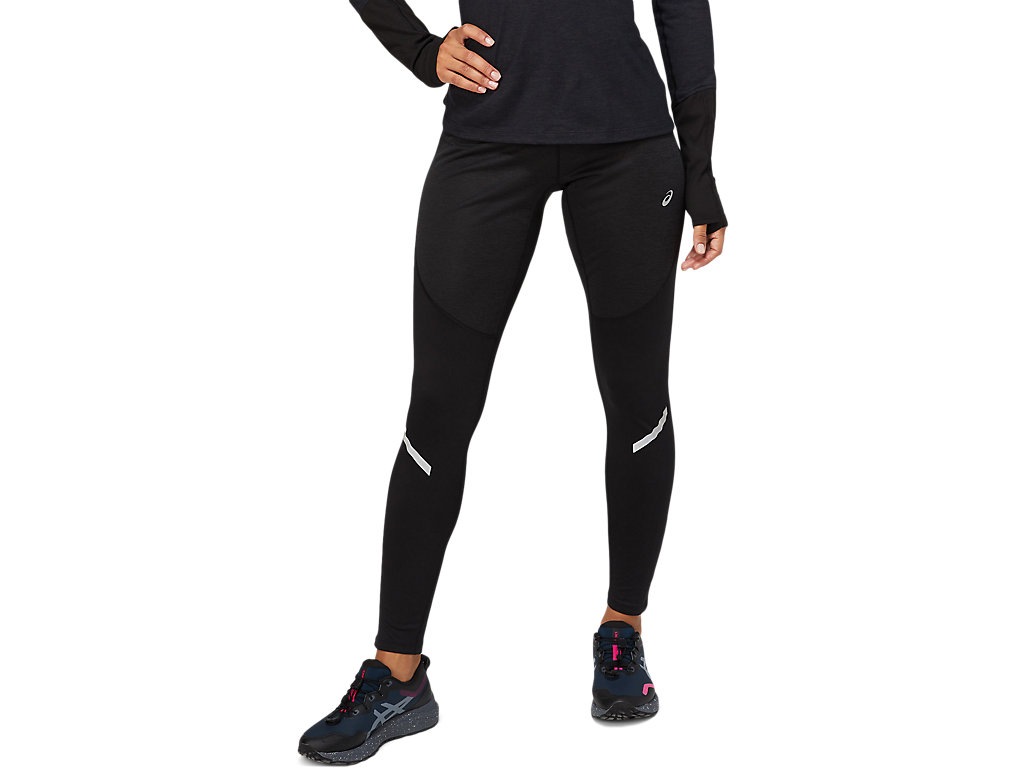 Leggings Asics Lite-Show Inverno Feminino Pretas | 1075-OJIQW