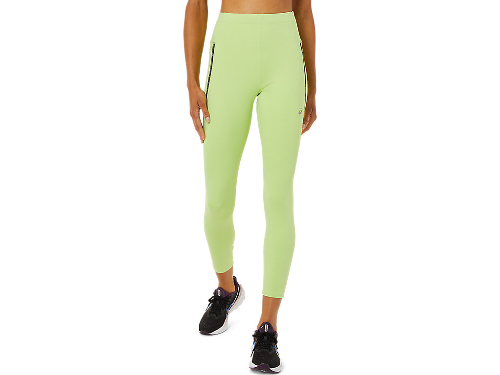 Leggings Asics Race High Cintura Feminino Luz Verdes | 5179-BEWDI