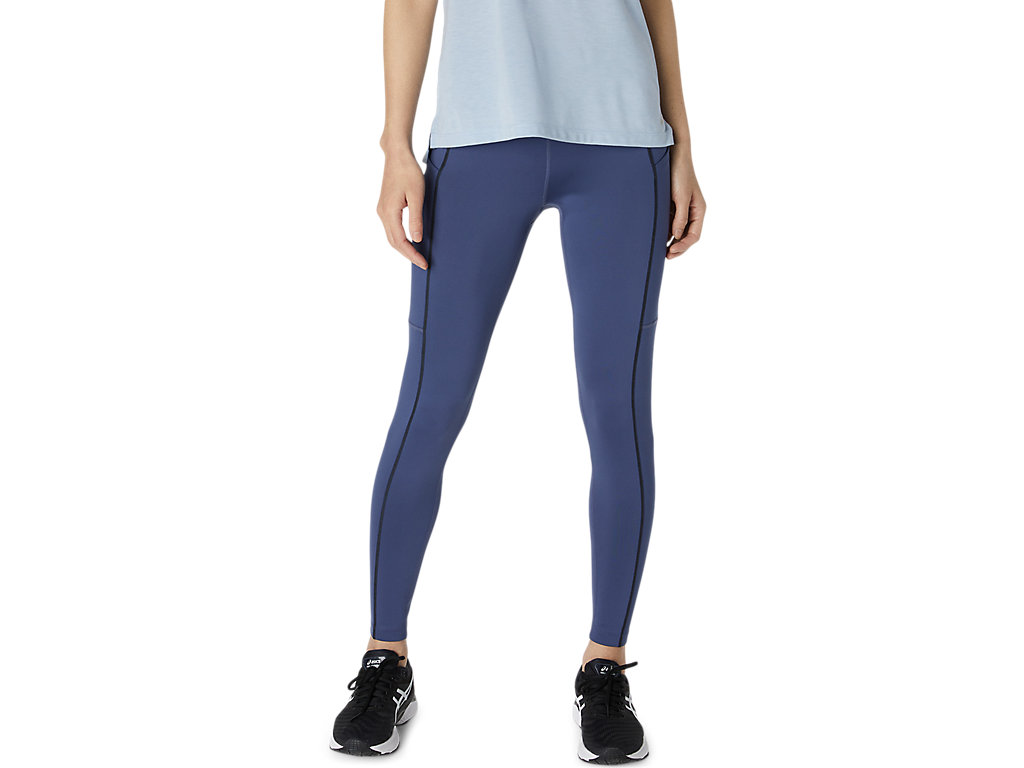 Leggings Asics Thermopolis Feminino Azuis Pretas | 0825-FCYTN