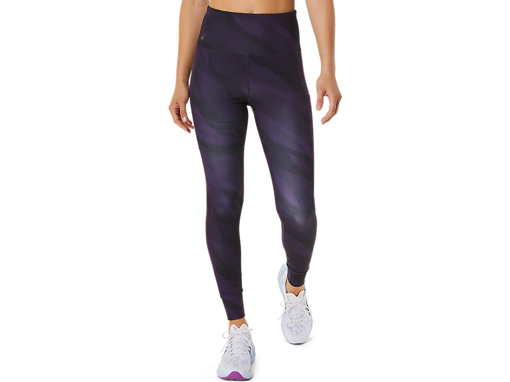 Leggings Asics Treino Gráficas Feminino Roxo Escuro | 3521-VRZUE