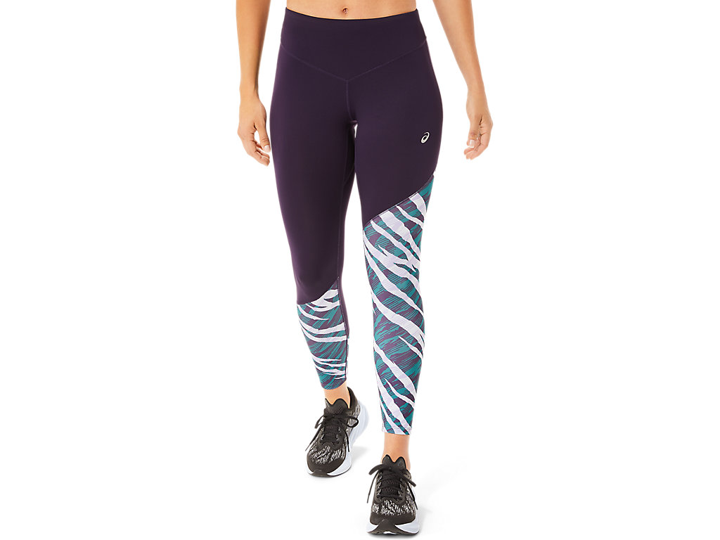 Leggings Asics Wild Camo 7/8 Feminino Roxo | 5027-OWKMB