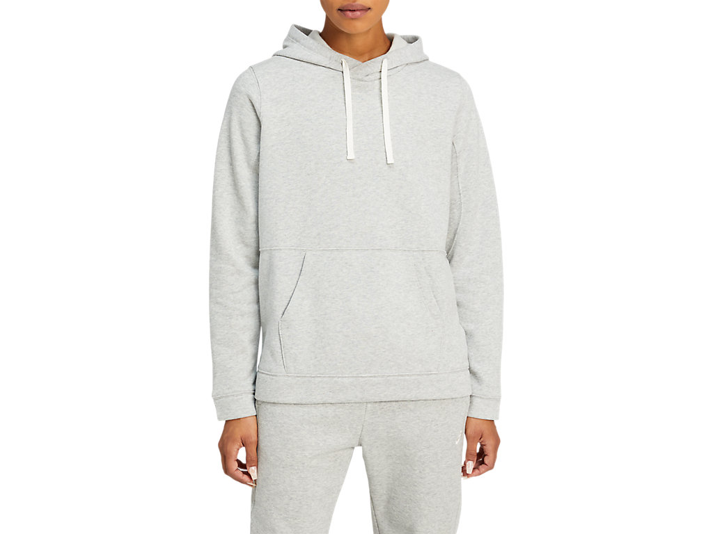 Moletom Com Capuz Asics Pullover Feminino Luz Cinzentas | 4831-ABJLM