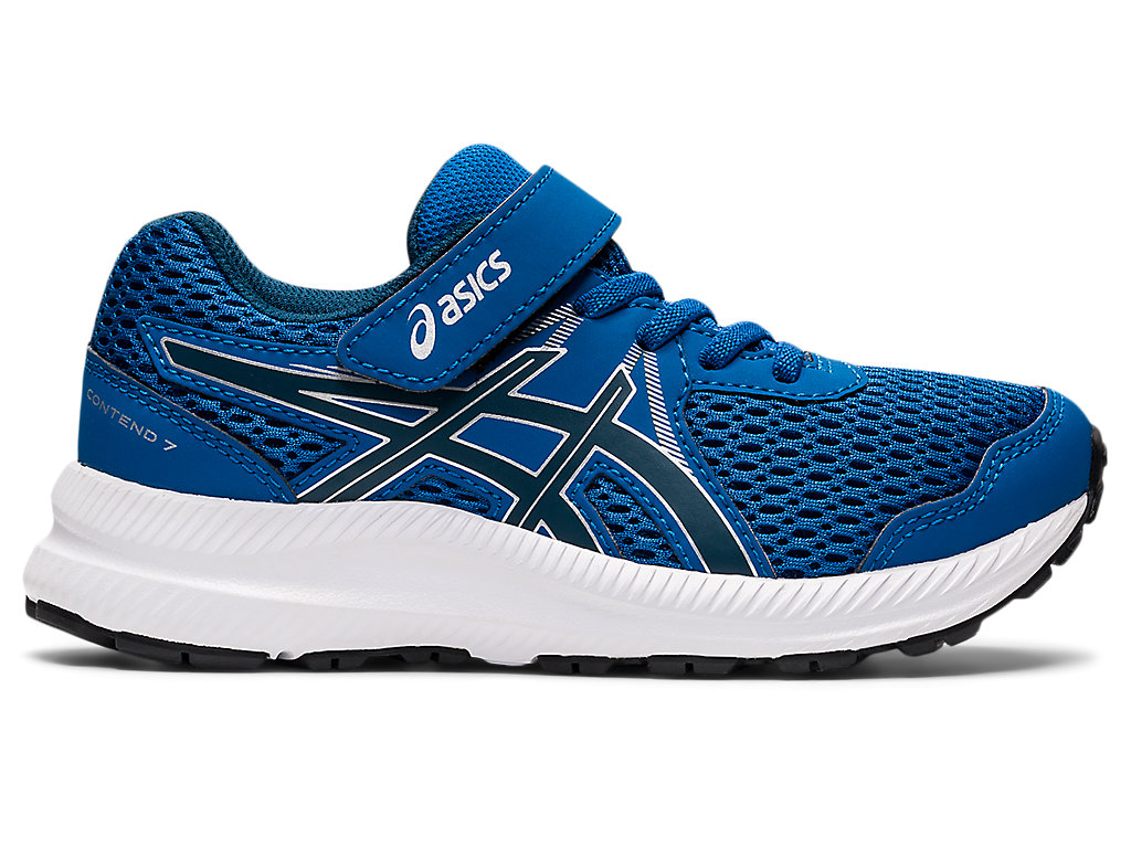 Running Shoes Asics Contend 7 Pre-School Criança Azuis | 3297-ZAVCI