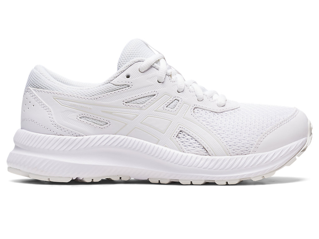 Running Shoes Asics Contend 8 Grade School Criança Branco Branco | 7504-ULGOJ