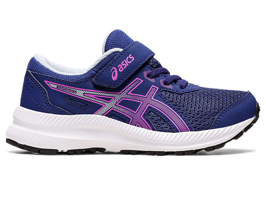 Running Shoes Asics Contend 8 Pre-School Criança Azuis Roxo | 2789-NWKQP