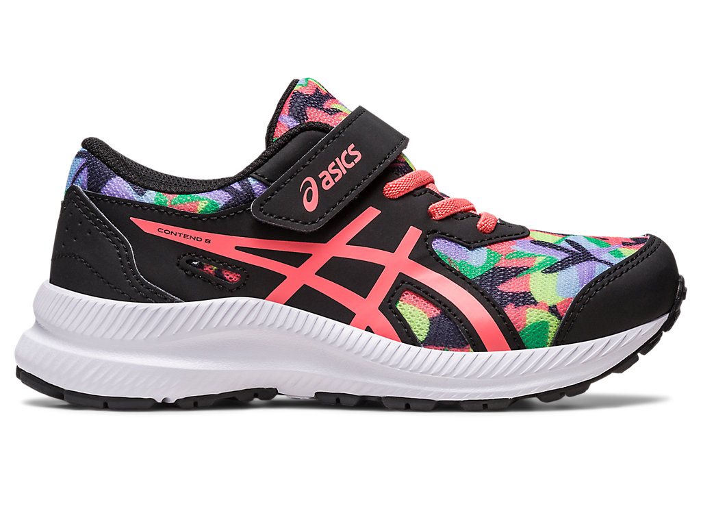 Running Shoes Asics Contend 8 Pre-School Criança Pretas | 8029-ZQIYW