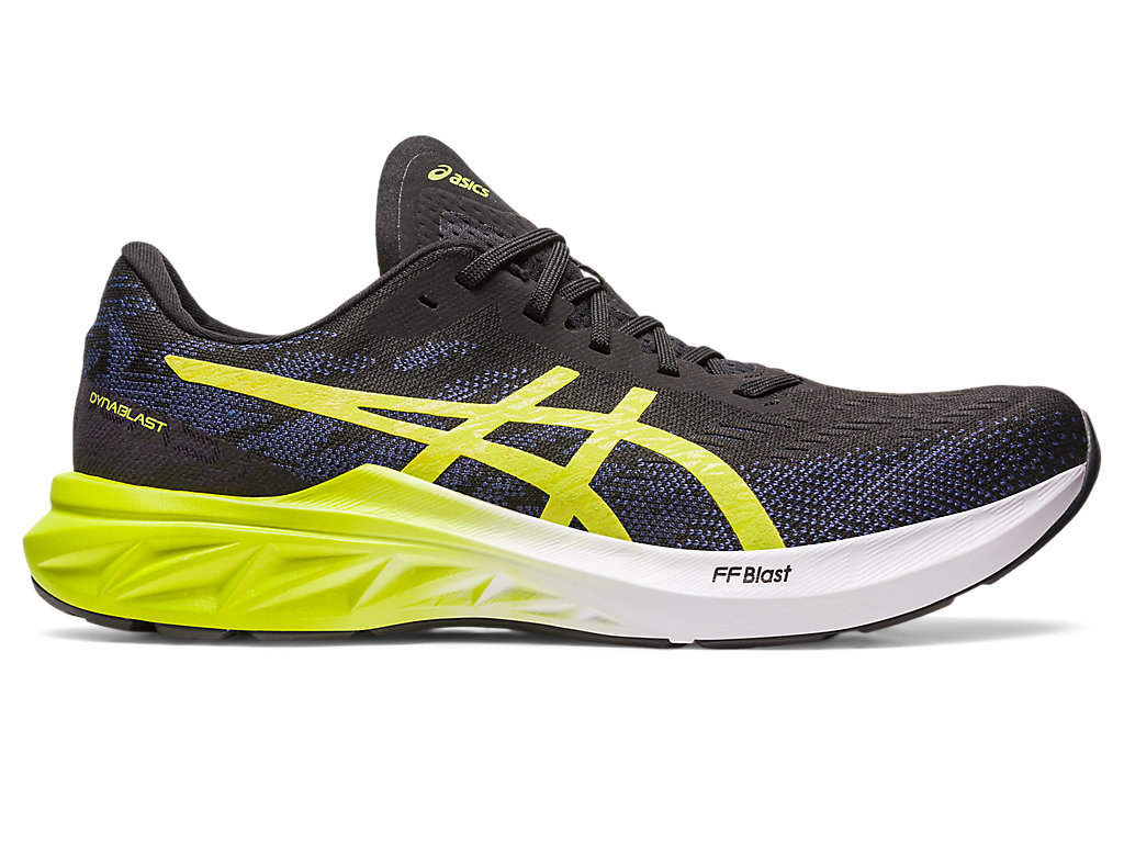 Running Shoes Asics Dynablast 3 Masculino Pretas Luz Verdes | 2751-FMLRS