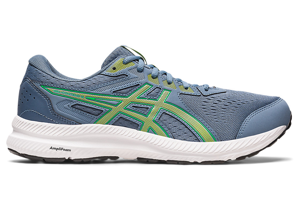 Running Shoes Asics Gel-Contend 8 Masculino Cinzentas Azuis Luz Verdes | 9745-IGOME