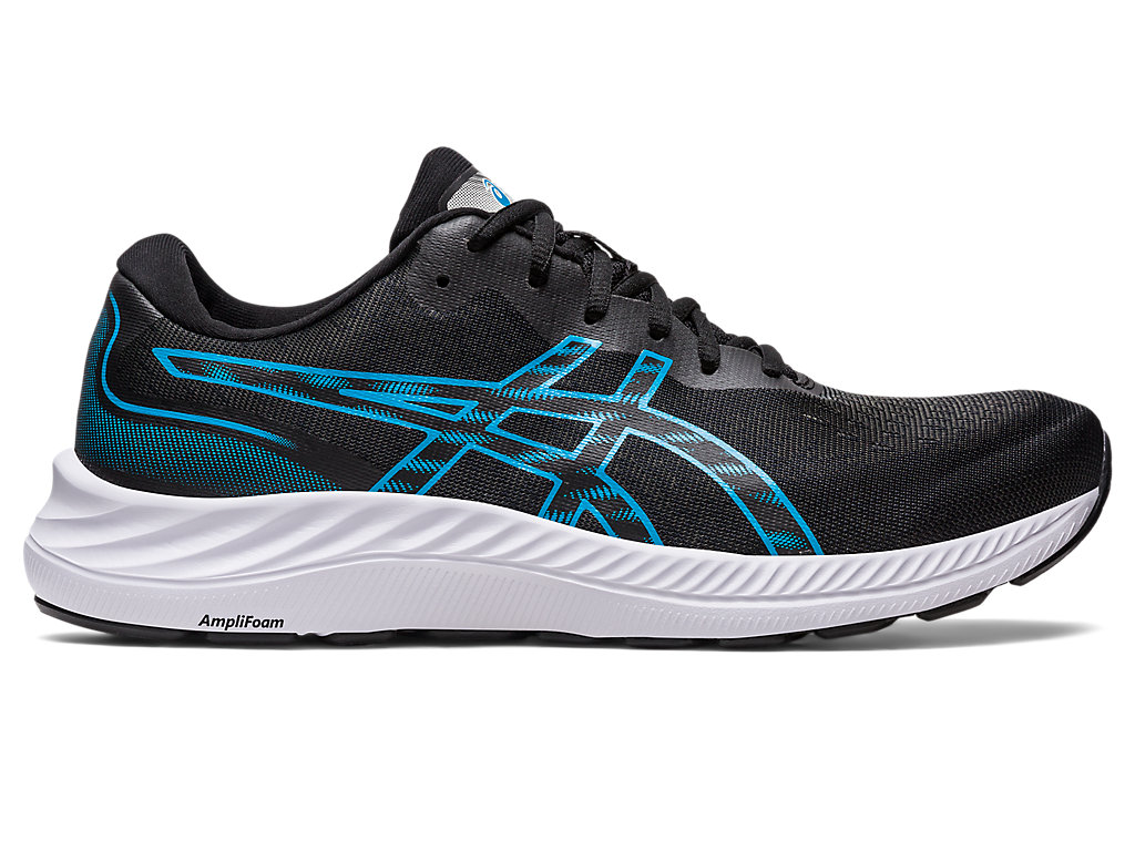 Running Shoes Asics Gel-Excite 9 Masculino Pretas Azuis | 3104-MPWHQ