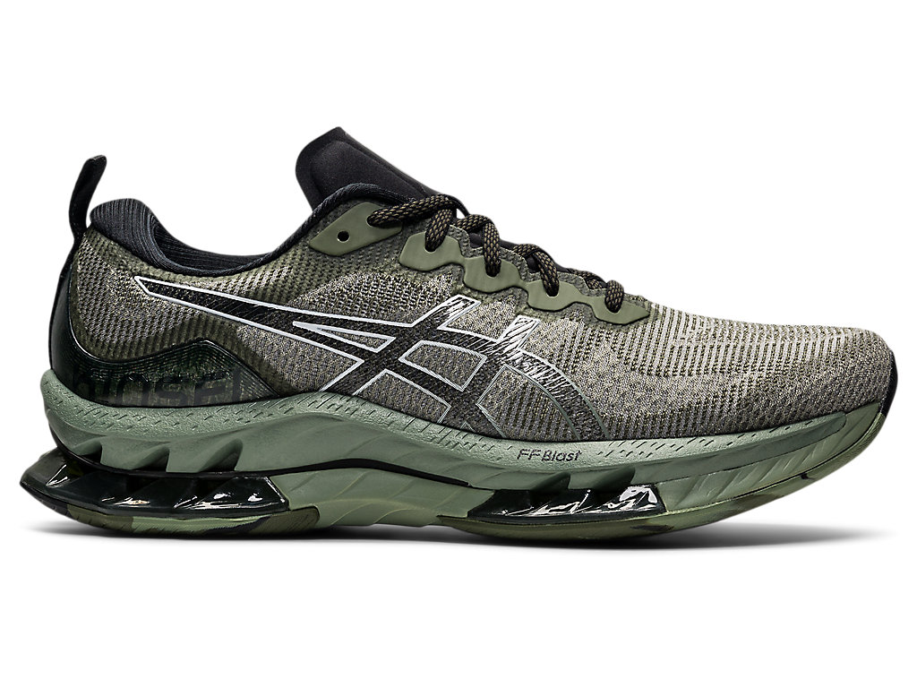 Running Shoes Asics Gel-Kinsei Blast Le Masculino Verdes Branco | 0718-RGXIQ