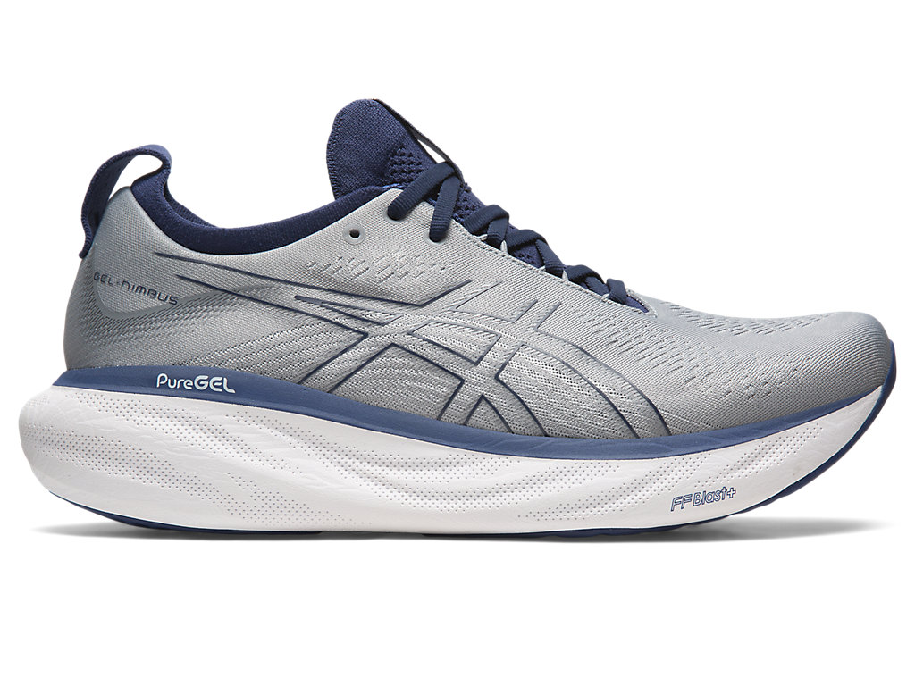 Running Shoes Asics Gel-Nimbus 25 Largos Masculino Azul Anil Azuis | 6943-ZTEYJ