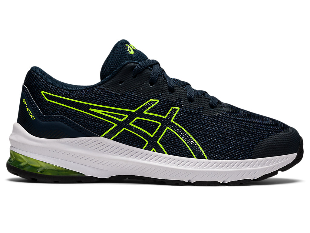 Running Shoes Asics Gt-1000 11 Grade School Criança Azuis Verdes | 1732-BKYRE