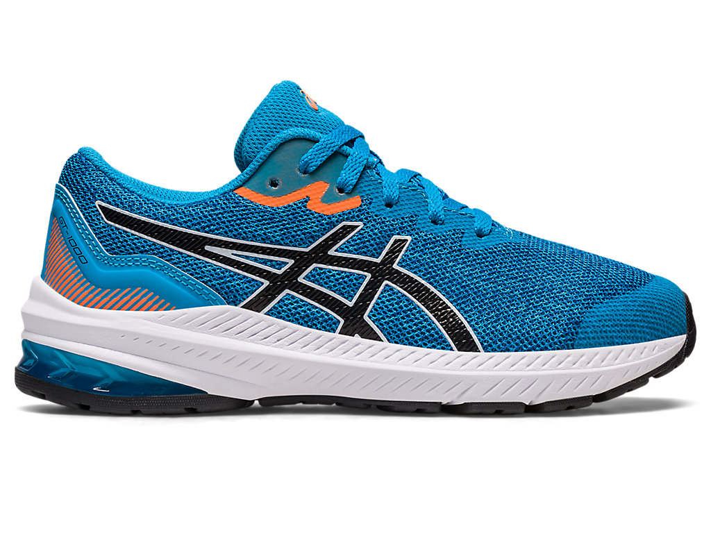 Running Shoes Asics Gt-1000 11 Grade School Criança Azuis Pretas | 8217-RXWOV