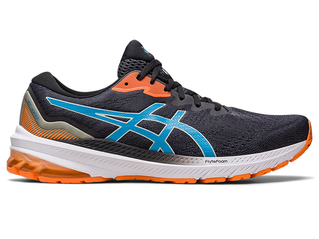 Running Shoes Asics Gt-1000 11 Masculino Pretas Azuis | 9301-EFALP