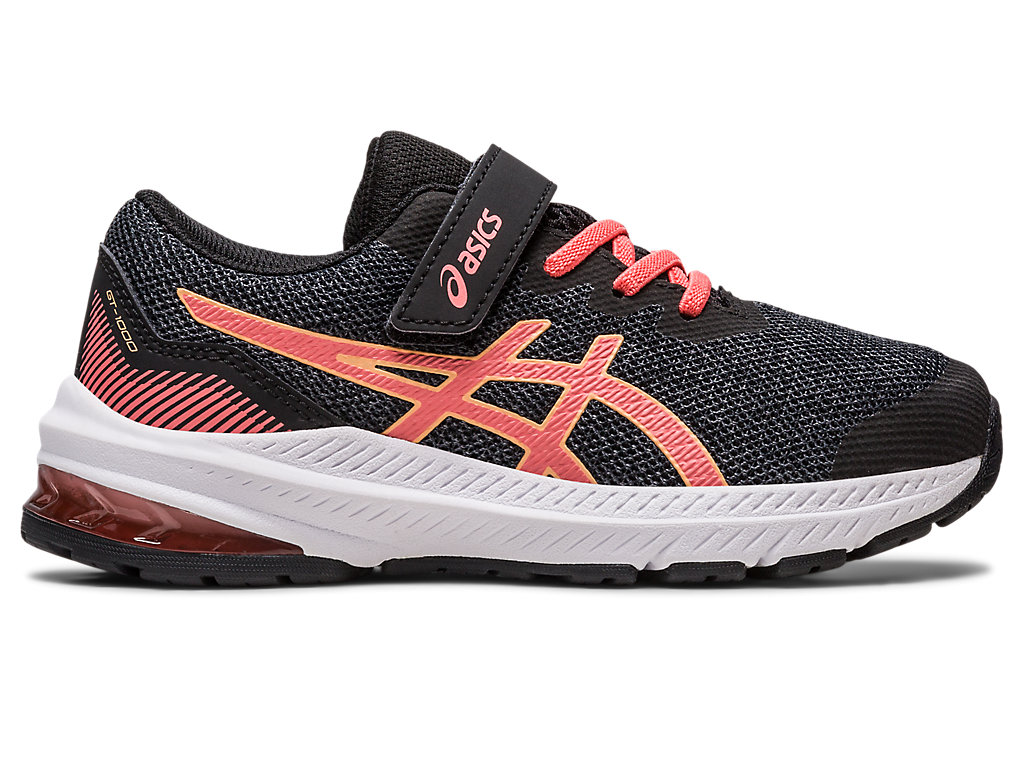 Running Shoes Asics Gt-1000 11 Pre-School Criança Pretas | 0295-QRJFX