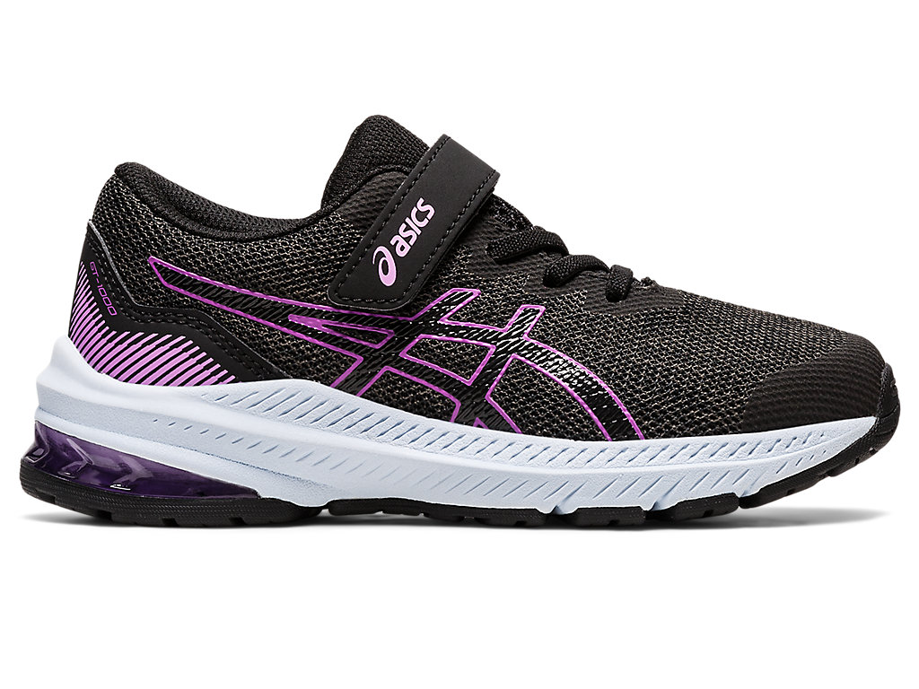 Running Shoes Asics Gt-1000 11 Pre-School Criança Cinzentas Escuro Roxo | 3651-NCLIS