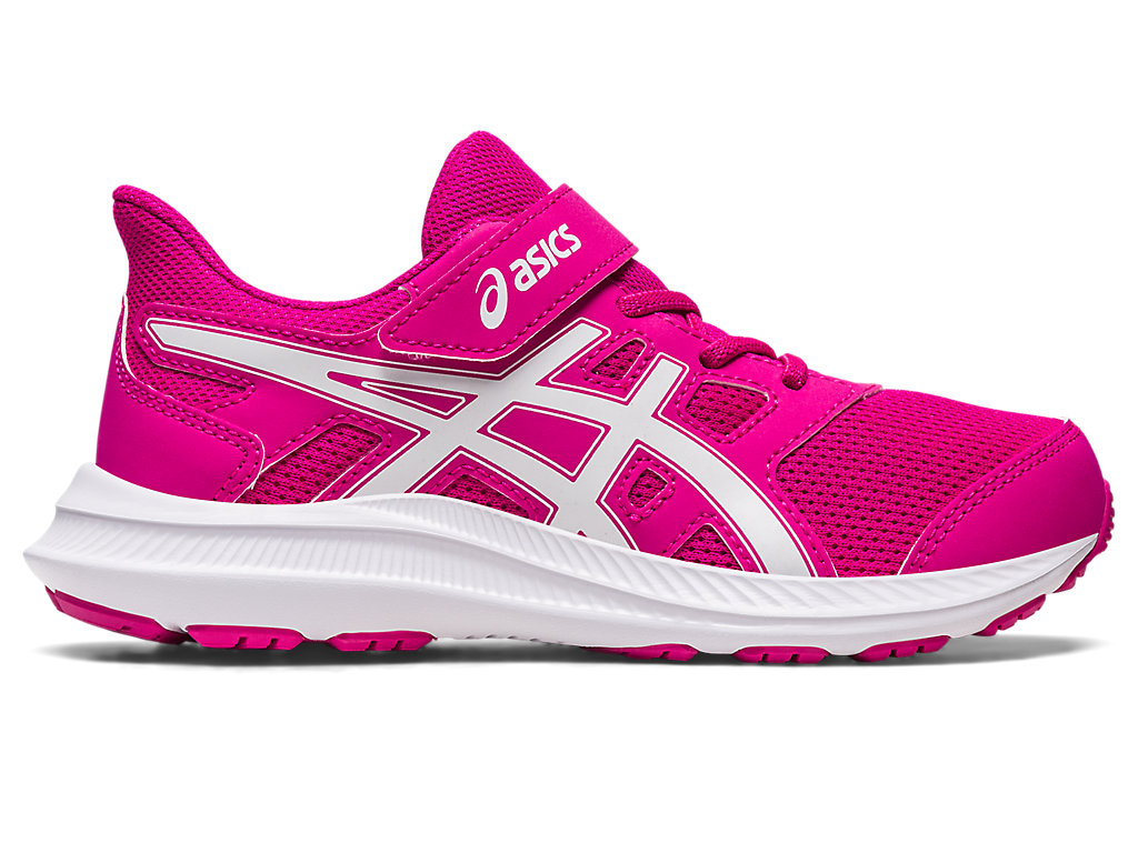 Running Shoes Asics Jolt 4 Pre-School Criança Rosa Branco | 4690-ZGWLE