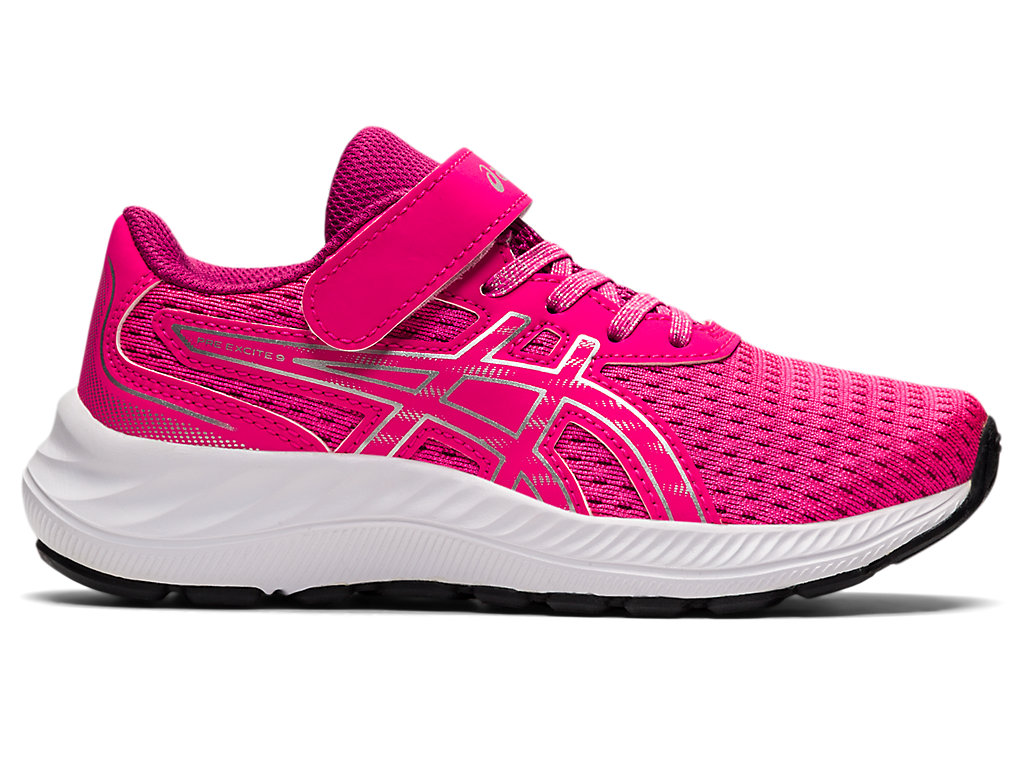 Running Shoes Asics Pre Excite 9 Pre-School Criança Rosa Prateadas | 1932-MCETF