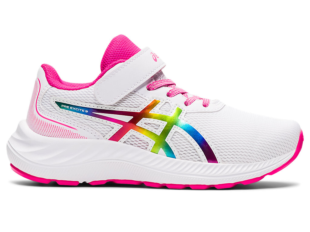 Running Shoes Asics Pre Excite 9 Pre-School Criança Branco Rosa | 8135-JRPLC