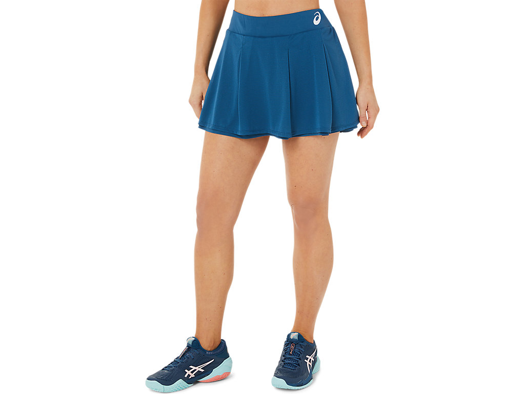 Saias Asics Match Skort Feminino Luz Azul Anil | 6785-AUSQZ