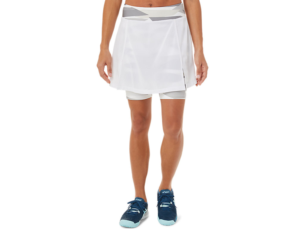 Saias Asics New Strong 92 Skort Feminino Branco | 1358-BOYMH