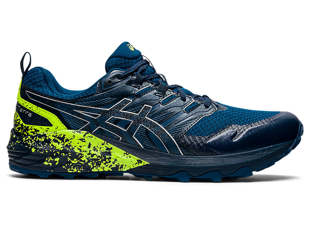 Sapatilhas Trail Running Asics Gel-Trabuco Terra Masculino Azuis Prateadas | 0416-INABC