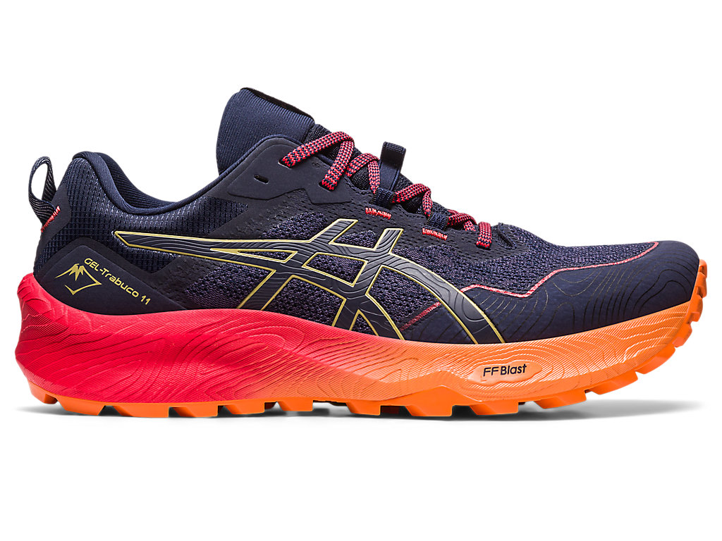 Sapatilhas Trail Running Asics Gel-Trabuco 11 Masculino Azul Anil Azuis Verde Oliva | 5407-FUVTD