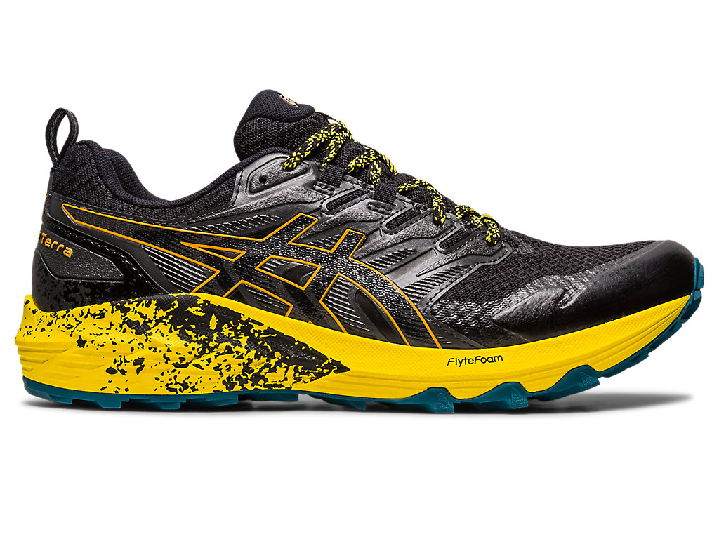 Sapatilhas Trail Running Asics Gel-Trabuco Terra Masculino Pretas Bege | 7305-AZVKH