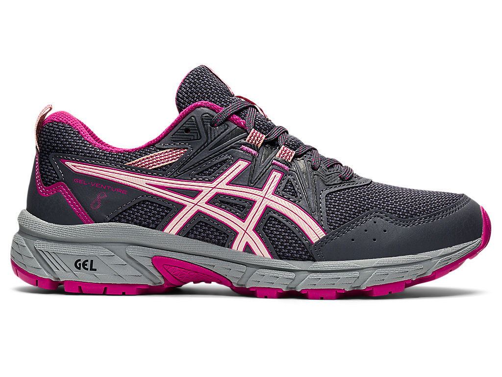 Sapatilhas Trail Running Asics Gel-Venture 8 Feminino Cinzentas Turquesa | 2159-SVLPX