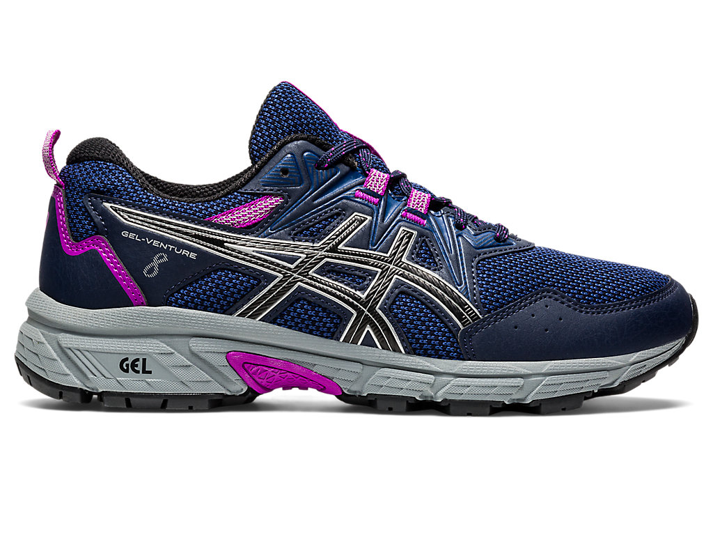 Sapatilhas Trail Running Asics Gel-Venture 8 Feminino Prateadas | 2869-BIHJM