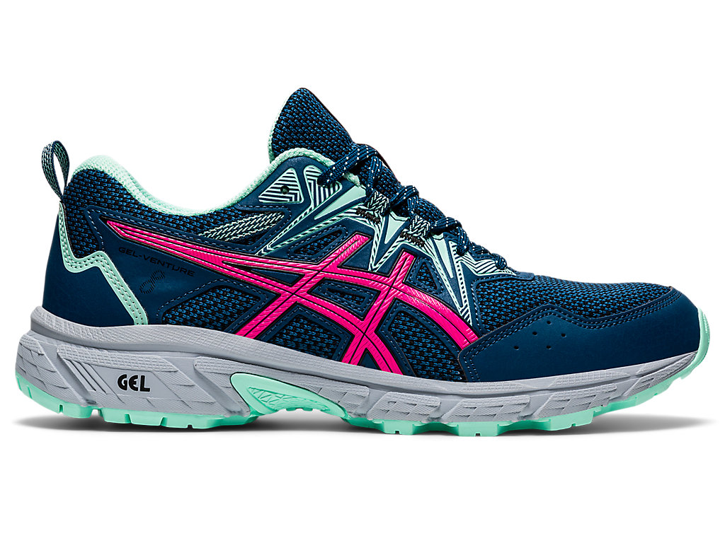 Sapatilhas Trail Running Asics Gel-Venture 8 (D) Feminino Azuis Rosa | 3420-NRSBJ