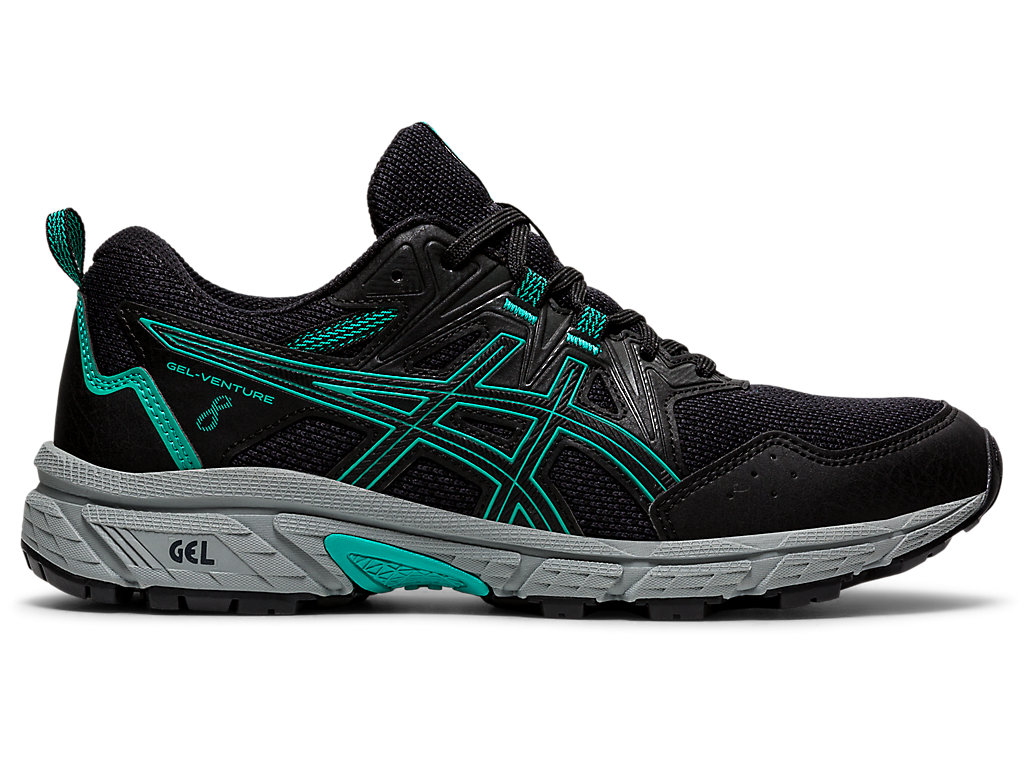 Sapatilhas Trail Running Asics Gel-Venture 8 Feminino Pretas | 4129-UHZKS