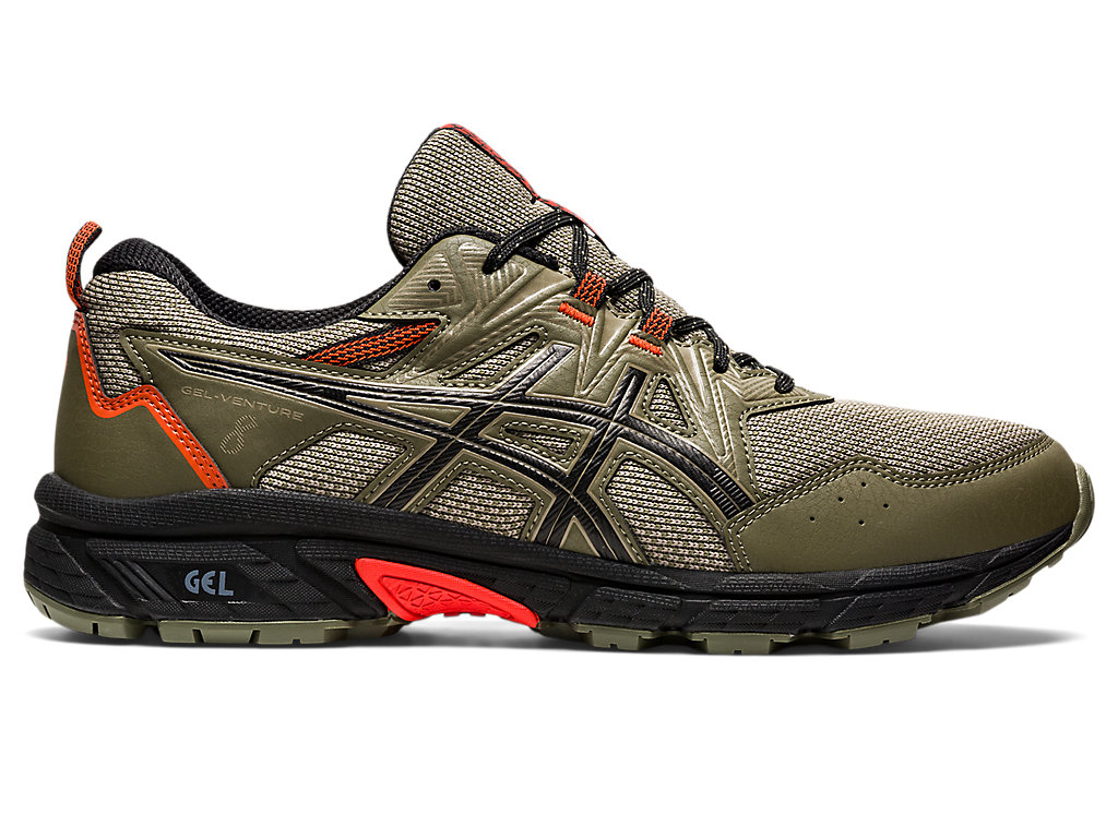 Sapatilhas Trail Running Asics Gel-Venture 8 Masculino Verdes Pretas | 4625-YPVDN