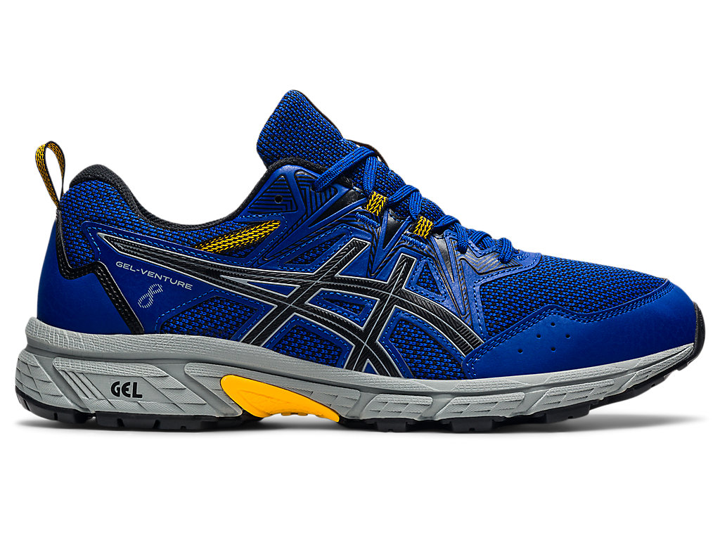 Sapatilhas Trail Running Asics Gel-Venture 8 Masculino Azuis Pretas | 5690-BTKVR