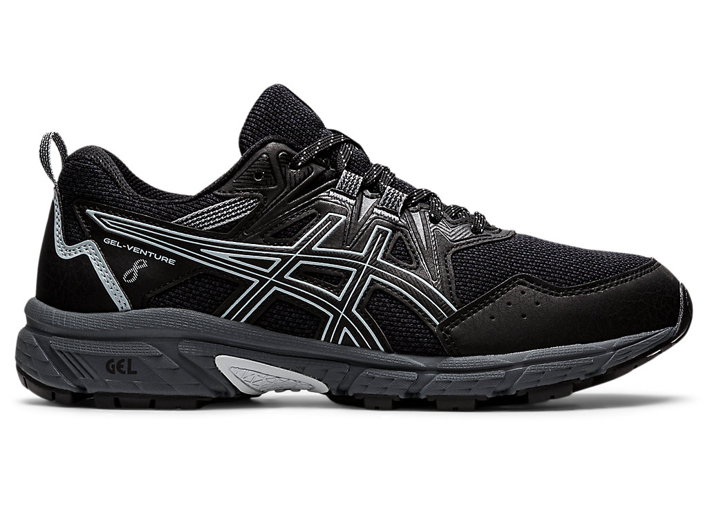 Sapatilhas Trail Running Asics Gel-Venture 8 (D) Masculino Pretas Cinzentas | 6490-KJQCT