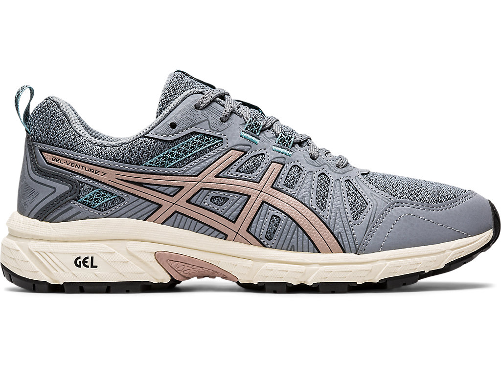 Sapatilhas Trail Running Asics Gel-Venture 7 Feminino Cinzentas | 8610-QVBWT