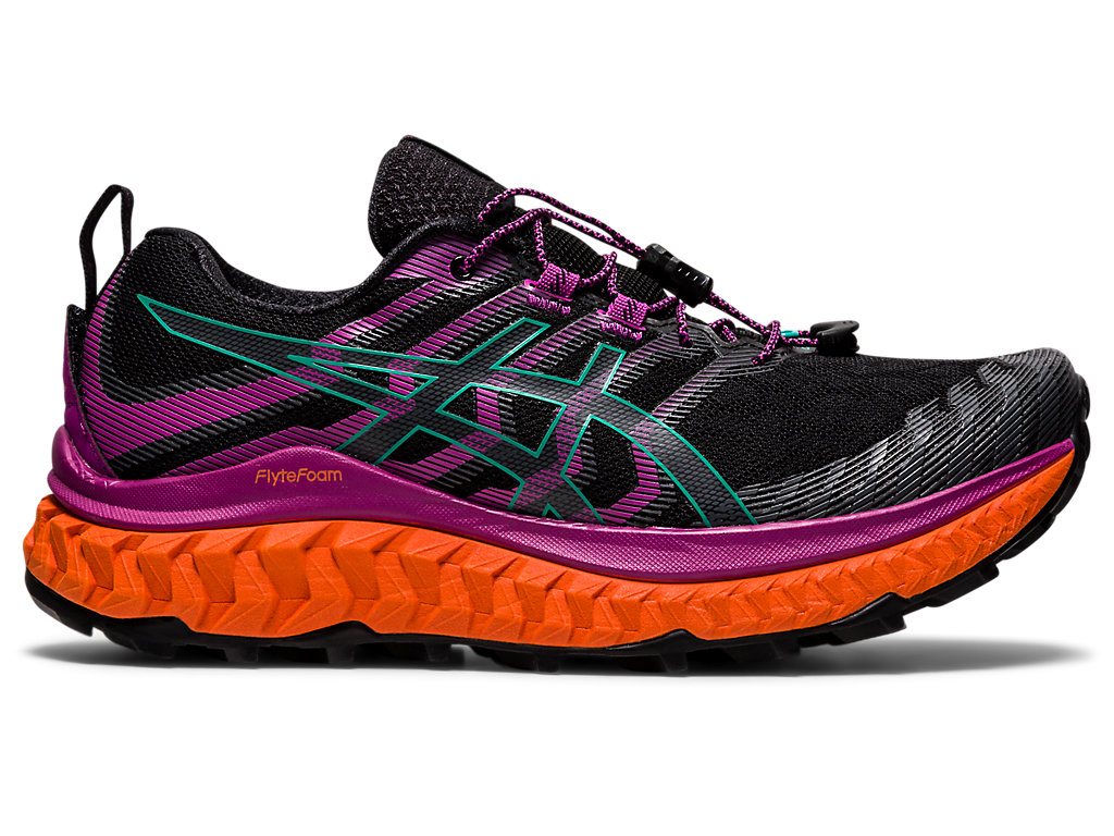 Sapatilhas Trail Running Asics Trabuco Max Feminino Pretas Roxo | 0325-BMIKR