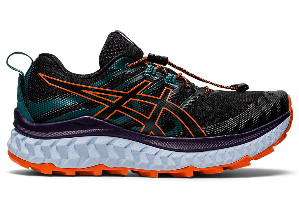 Sapatilhas Trail Running Asics Trabuco Max Feminino Pretas Laranja | 2731-UPVXW