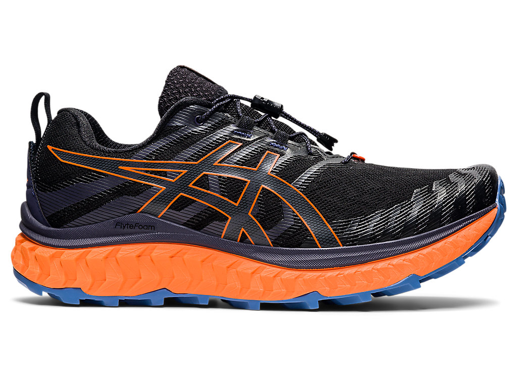 Sapatilhas Trail Running Asics Trabuco Max Masculino Pretas Laranja | 6084-FSXAJ